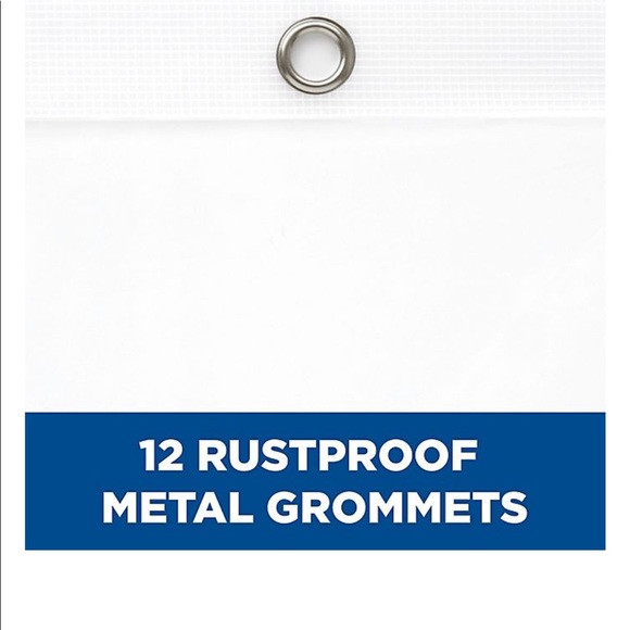 NWT BB&Beyond 70x84” long shower curtain liner - Picture 2 of 6